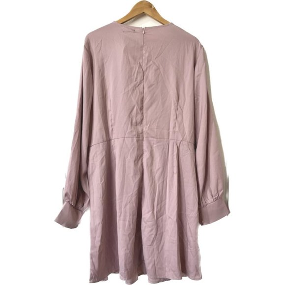 NWT Boohoo Balloon Sleeve Skater Dress - Picture 4 of 4